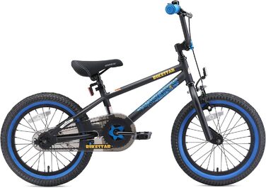 Дитячий велосипед BIKESTAR для хлопчиків і дівчаток від 3 до 6 років, 12/16/20 дюймів, BMX фрістайл, тестування без ризику