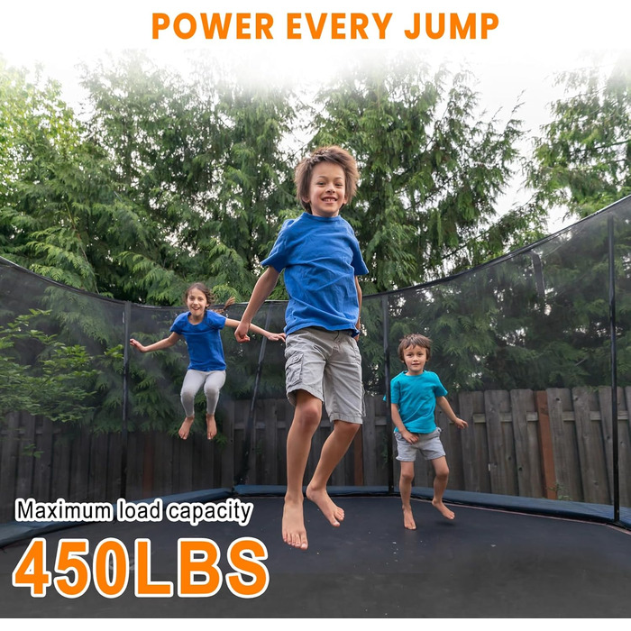 Батут Nattork Outdoor Ø244/370/427 см з сертифікатом GS, сіткою та сходами. Міцний садовий трамплін для дітей та дорослих, до 150 кг