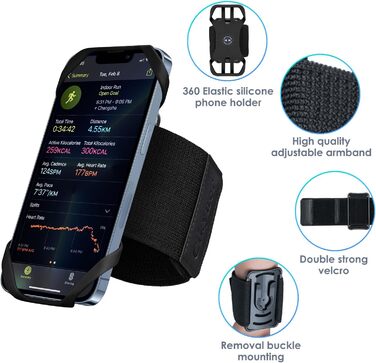 Спортивний браслет на руку Cikyner для смартфонів 4.5-7