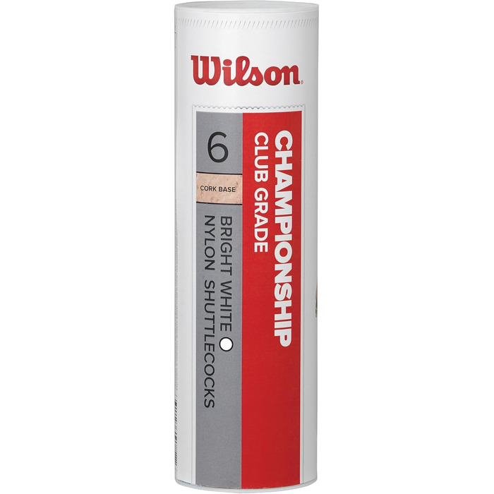 М'яч для бадмінтону Wilson 79 Grains - білий, для швидкої гри