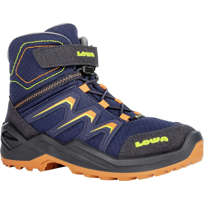 Черевики дитячі LOWA MADDOX GTX MID JUNIOR, 29 EU, Navy/Orange