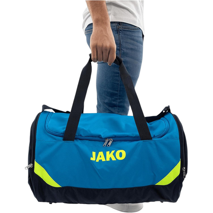 Спортивна сумка JAKO Iconic синього кольору, розмір L, унісекс для дорослих