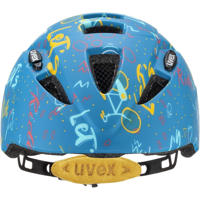 Дитячий велосипедний шолом uvex Kid 2 cc, легкий, розмір 46-52 см, регульований, можливість встановлення LED-підсвітки, дитячий дизайн