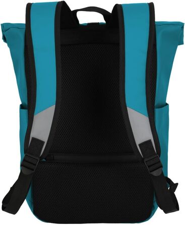 Водонепроникний рюкзак Travelite Rolltop для велосипеда, міський рюкзак із ролтоп-застібкою та світловідбивачами, 19 л, 48 см