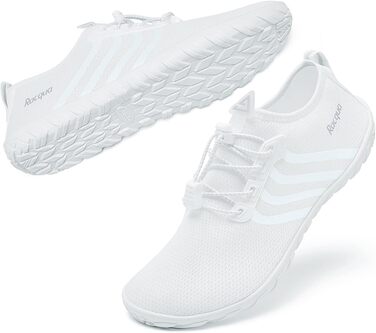 Водні черевики для плавання Raqua - чоловічі та жіночі, розмір 35-47, білі