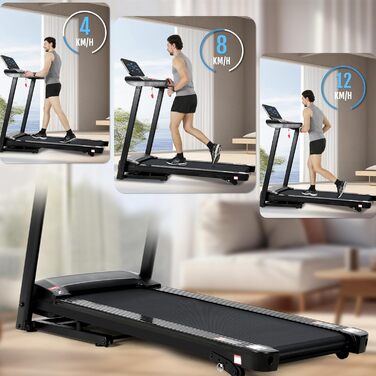 Бігова доріжка Novonova SY-T1507: 1-14 км/год, LED-дисплей, 12 програм, складаний