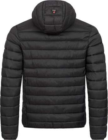 Чоловіча куртка Höhenhorn Balmhorn: перехідна, степкова з капюшоном, колір - Midnight Black, розмір XL