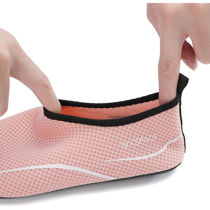 Шкарпетки для плавання та водних видів спорту, дихаючі, швидковисихаючі, унісекс, розмір 34-47, колір рожевий