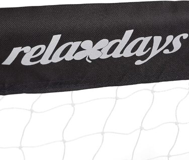 Футбольні ворота Relaxdays для дітей і дорослих, професійні, з сіткою, для саду, 110x150x75 см, сірі/чорні