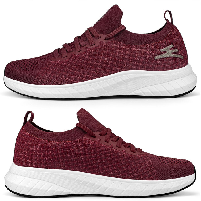 Жіночі спортивні кросівки для бігу та повсякденного носіння, легкі, дихаючі, модна модель (38 EU, Бордовий)