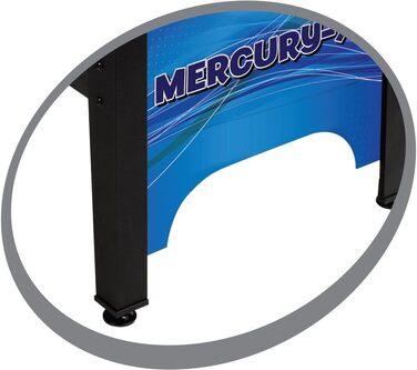 Настільний футбол Carromco Mercury-XT, синьо-чорний, 122x61x83 см