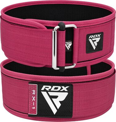Пояс для важкої атлетики RDX 4” з автозастібкою, для пауерліфтингу, бодібілдингу та фітнесу, універсальний для чоловіків і жінок, м’який, для тренувань у залі та станової тяги