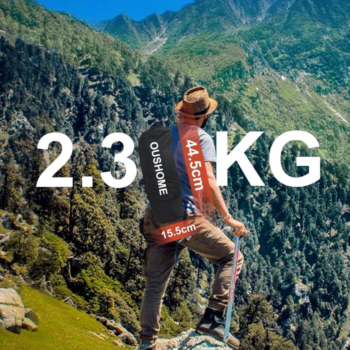 Легке туристичне ліжко для кемпінгу, 160 кг, чорне. Розкладне, портативне, для відпочинку на природі, вдома, в горах, на дачі.