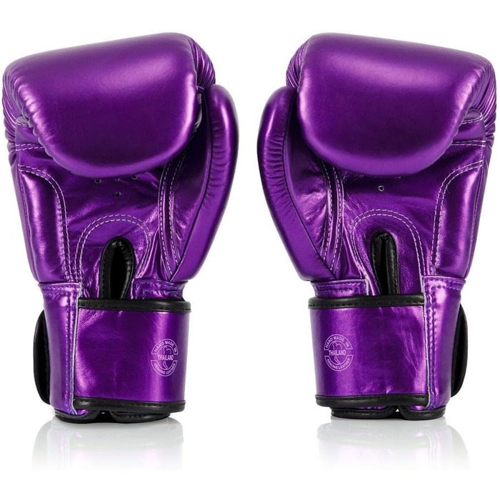 Боксерські рукавички Fairtex Metallic, 16 oz, фіолетовий металік