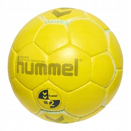 Гандбольний м'яч Hummel Premier HB yellow/white/blue, розмір 2