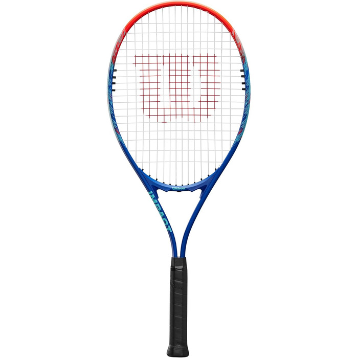 Тенісна ракетка Wilson Impact для дорослих, синя/червона, розмір 4-1/4