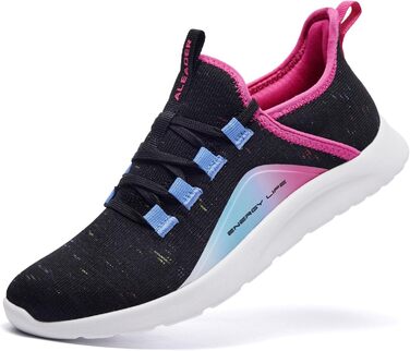 ALEADER Energycloud жіночі кросівки для активного відпочинку, ходьби та легкого бігу – легкі сліпони білого та рожевого кольору (38 EU)