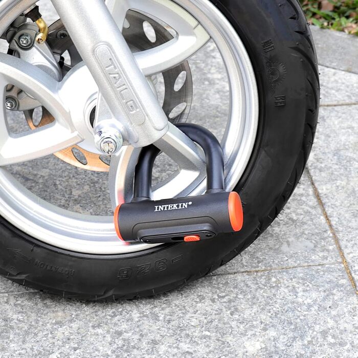 Замок для велосипеда U-подібний з кріпленням, 16 мм, 3 ключі, висока безпека, для мотоцикла, електровелосипеда, гірського велосипеда, скутера. Внутрішні розміри 24,3 x 8,9 см