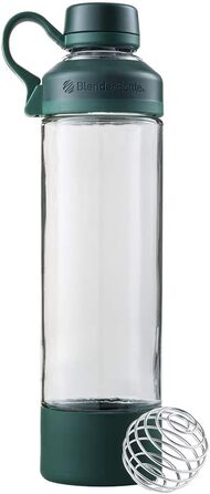 Скляна пляшка BlenderBottle Mantra 600 мл, зелена, з BlenderBall, для води, йоги та протеїну, BPA-free