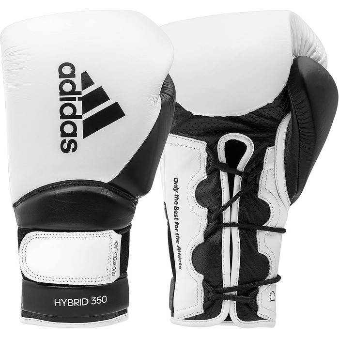 Боксерські рукавички adidas Hybrid 350 Duo Lace, шкіряні, для професіоналів