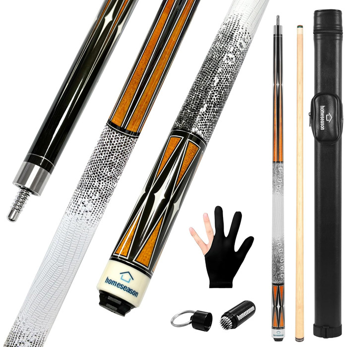 Кю HomeSeason для більярдного столу: кий 58'' з чохлом, LED підсвічуванням