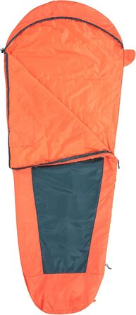 Сплячий мішок Mountain Warehouse Traveller 50 - 220 x 80 x 50 см - вітрозахисний, блакитно-зелений