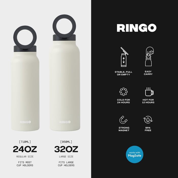 Пляшка для води Ringo 700 мл айворі (слонова кістка)