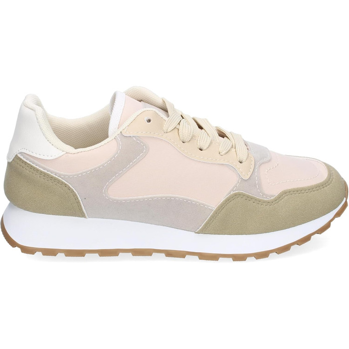 Жіночі спортивні кросівки Beige (40 EU) повсякденні, зручні, на шнурівках