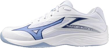 Волейбольне взуття Mizuno Thunder Blade Z для жінок, білий/блакитний, 42 EU