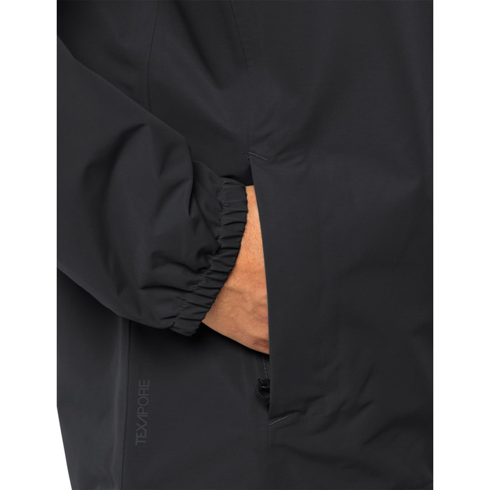 Чоловіча мембранна куртка Jack Wolfskin Stormy Point 2L, чорна, розмір L