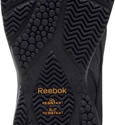 Чоловічі кросівки для ходьби Reebok Work N Cushion 4.0 KC, чорний/сірий/чорний, 44 EU