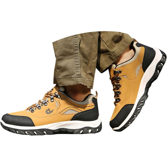 Водонепроникні туристичні черевики для хайкінгу Anti-Rutsch, спортивні (жовті, 39 EU)