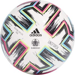 М'яч для футболу adidas Uniforia Mini, біло-чорно-зелений, для дорослих і дітей