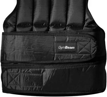 Жилет-обважнювач GymBeam 20 кг з регульованою вагою для силових тренувань, зручний фітнес-аксесуар з липучкою для підвищення інтенсивності та спалювання калорій