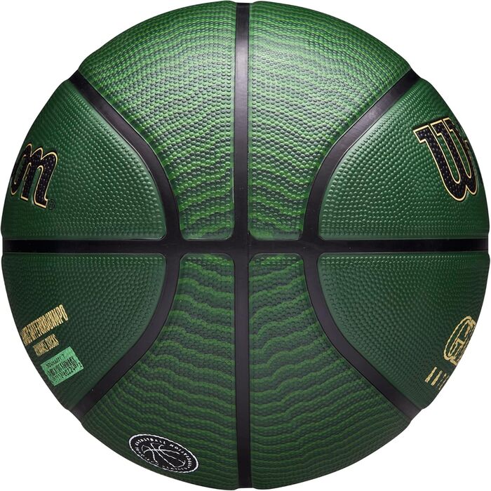 Баскетбольний м'яч Wilson NBA Player Icon для вулиці, розмір 7 (29,5'') та міні, Milwaukee Bucks