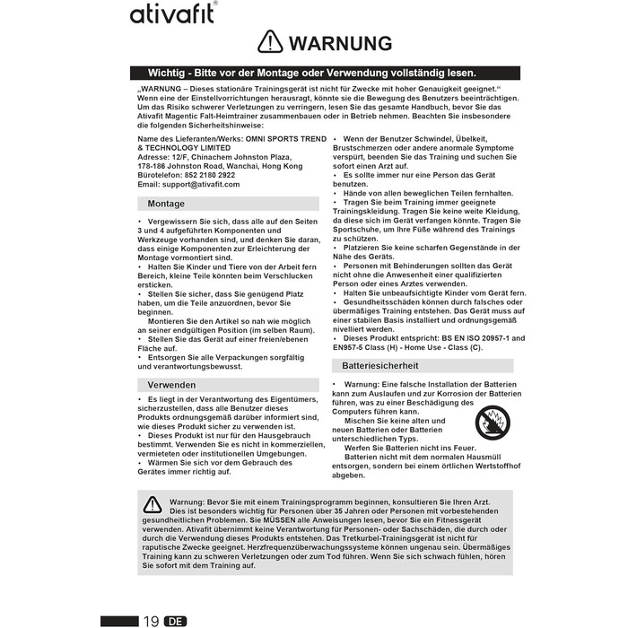 Йога-мат ATIVAFIT без фталатів, нековзний, захист суглобів, для йоги, пілатесу, спорту, фітнесу, з ременем для перенесення, 183x61x1 см
