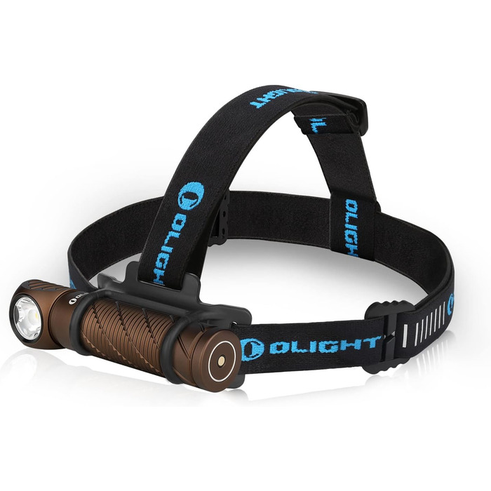 Ліхтар налобний Olight Perun 2 Desert Tan 2500 Люмен, 166 метрів дальність, USB, 5 режимів, таймер, для бігу, риболовлі, кемпінгу