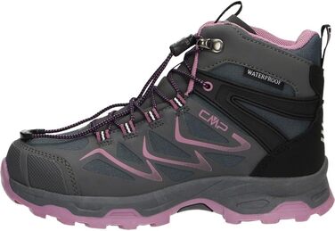CMP Kinder Byne Mid WP - дитячі трекінгові черевики, водонепроникні, сірі та зелені (31 EU)