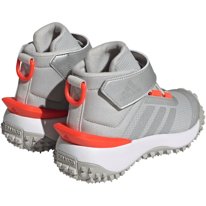 Дитячі кросівки adidas Fortatrail EL K - срібно-червоні (36 2/3 EU)