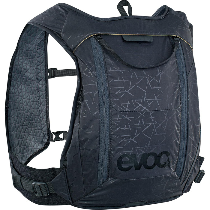 Гідратор EVOC HYDRO PRO 1,5 л і 3 л з питною системою 1,5 л, надлегкий велосипедний рюкзак з гідрацією, відділеннями для харчування та кишенями на грудному ремені, чорний