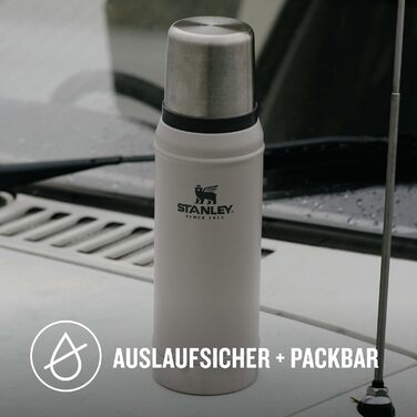 Термос Stanley Classic Legendary, нержавіюча сталь, 1 л, тримає тепло/холод до 48 годин, BPA-free, для напоїв, підходить для посудомийної машини