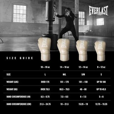 Жіночі боксерські рукавички Everlast Elite Prostyle 12oz, світло-коричневі