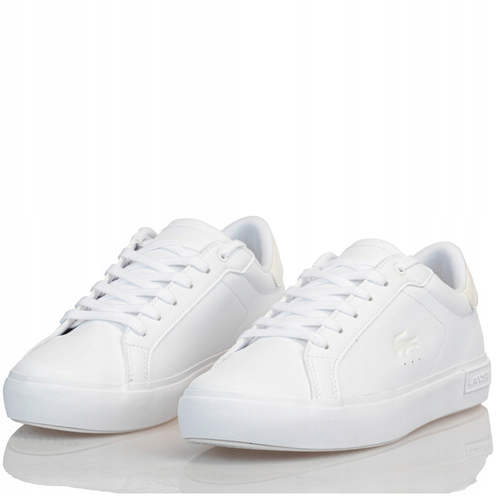 Жіночі білі спортивні кросівки Lacoste Powercourt 225 1 Suj, р. 38