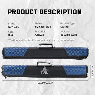 KONLLEN Сумка для кия для більярдного кия Oxford Cloth, 2 шт, B-01