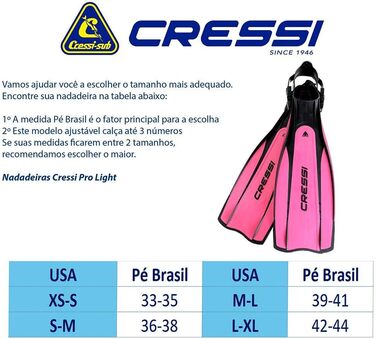 Ласти для дайвінгу Cressi Pro Light Open Heel S/M (40/41), чорні/рожеві
