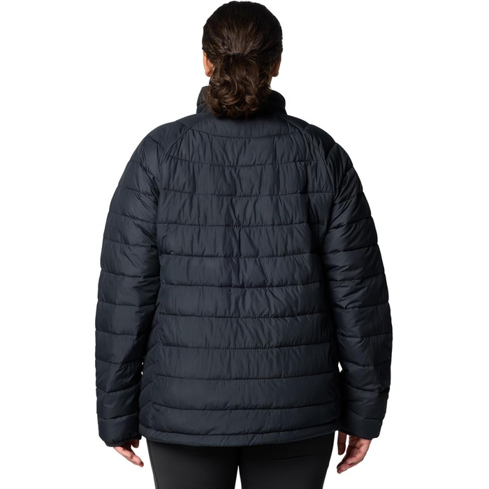 Жіноча утеплена куртка Columbia Powder Lite II Full Zip, чорна, розмір XL