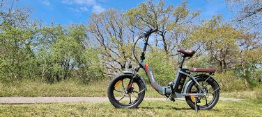 Електровелосипед Fafrees F20 250W 20'' для міста, складаний, 36V 16Ah знімний акумулятор, фетбайк для жінок і чоловіків, швидкість до 25 км/год