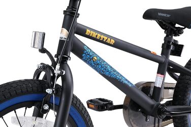Дитячий велосипед BIKESTAR для хлопчиків і дівчаток від 3 до 6 років, 12/16/20 дюймів, BMX фрістайл, тестування без ризику