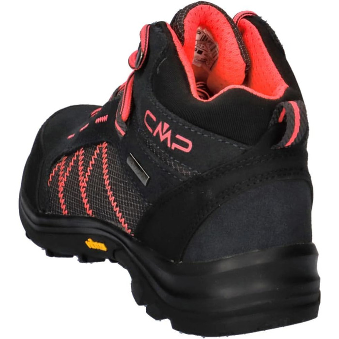 Дитячі трекінгові черевики CMP Thiamat Mid 2.0 WP (37 EU, сірий, рожевий)