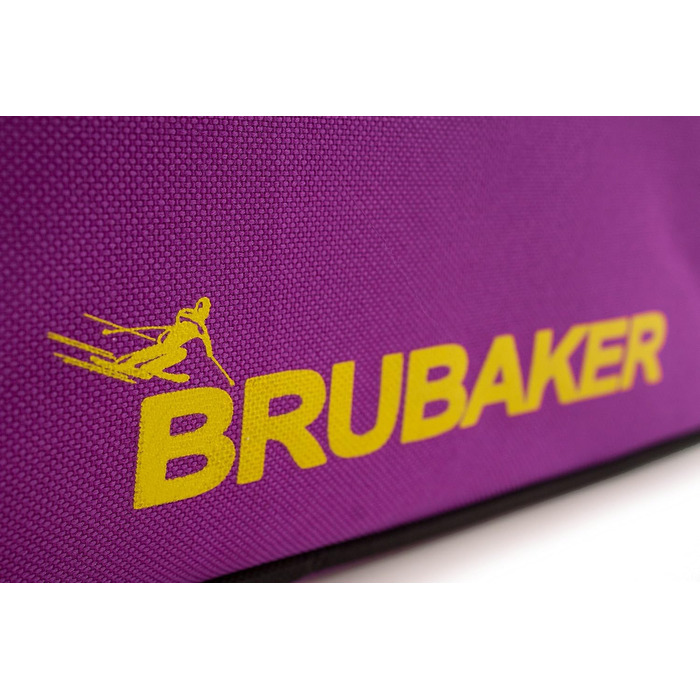 Чохол для лижних черевиків BRUBAKER з кишенею для шолома, рюкзак Superfunction, лімітована серія (фіолетовий, жовтий)